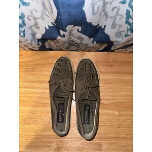 SPERRY TOP-SIDER Plaid and Houndstooth Loafers, size 8.5M
